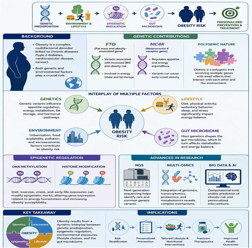 Graphical abstract: Enabling precision medicine approaches by understanding genetic landscape of obesity